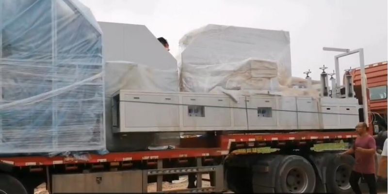 河南金偉自動化有限公司拉擠模具和拉擠設(shè)備裝車發(fā)貨